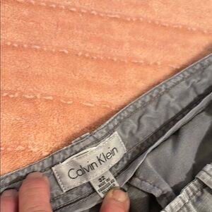 Calvin Klein Gray Cargo Shorts